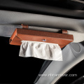 Waterproof car tissue holder sun visor napkin case